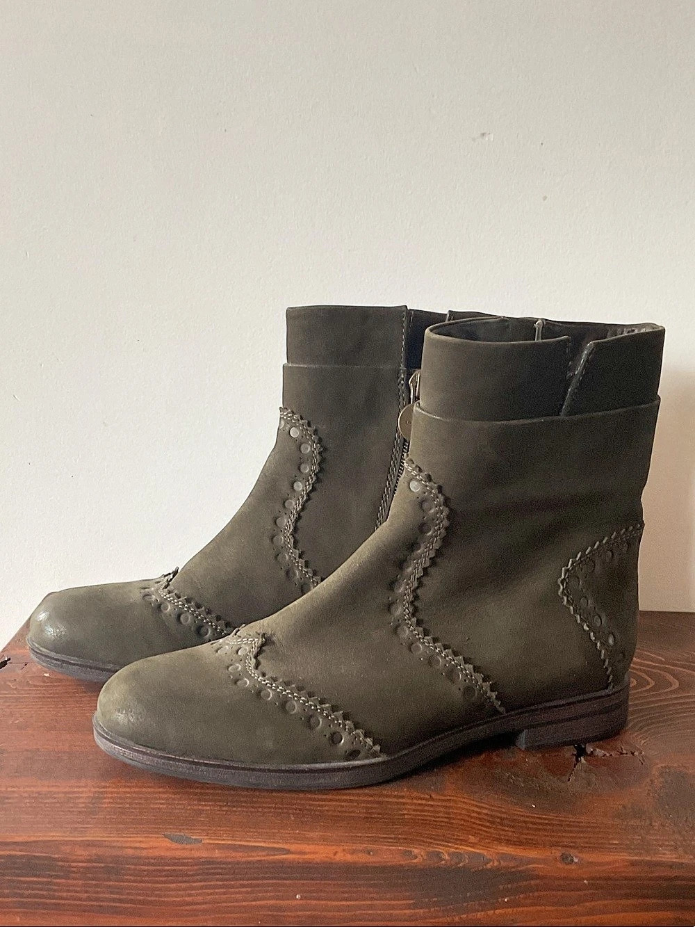 Rockport Ankle Boots Army Green US 8.5